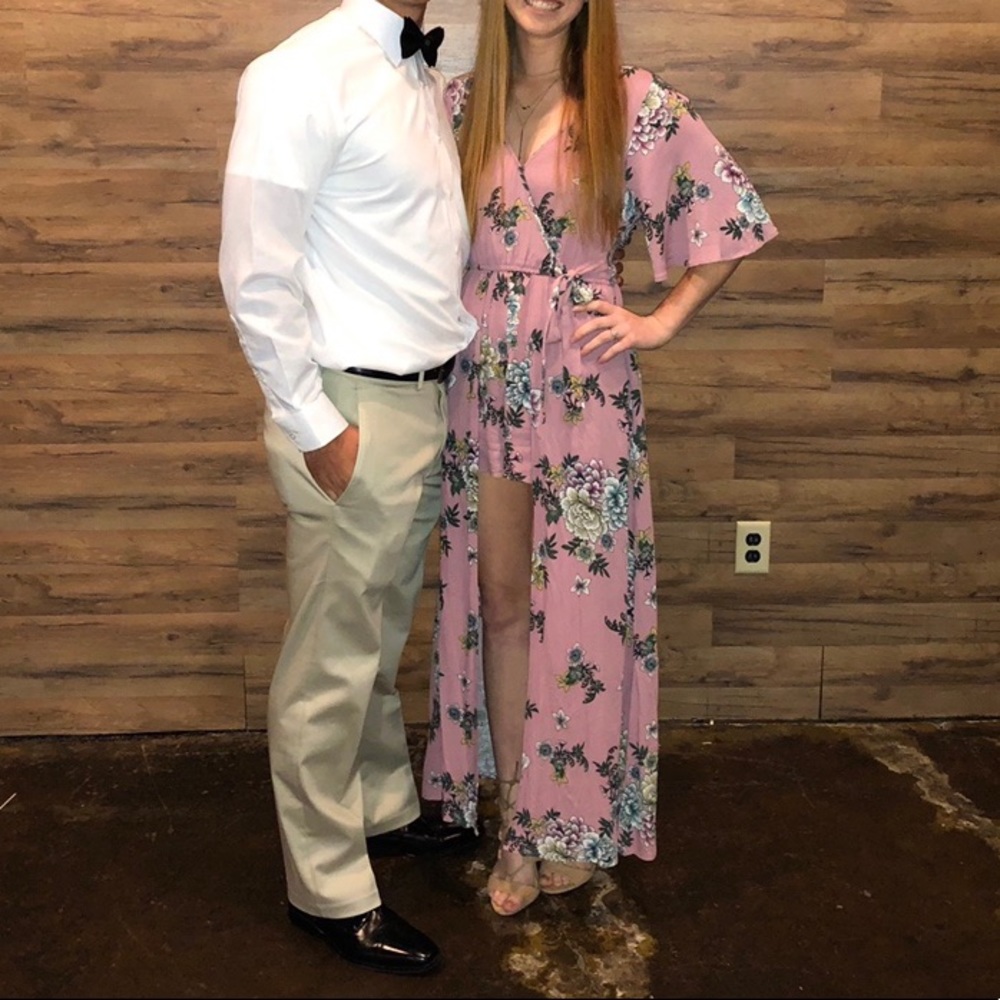 Band of Gypsies floral romper dress